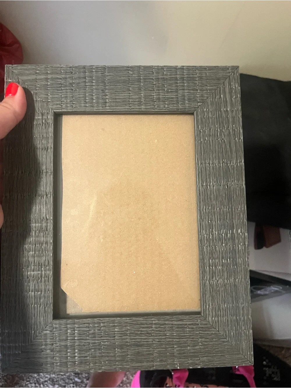 Gray Textured Wood Photo Frame - Home Accents